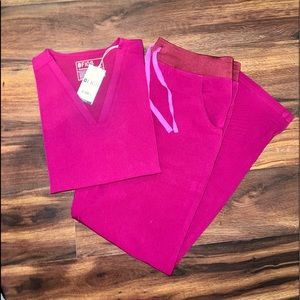 NWT Dark Magenta Fig Scrub